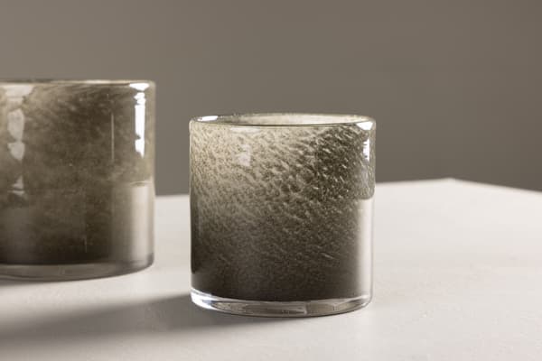 Lanterne Gloria 10x10 cm Grøn Glas