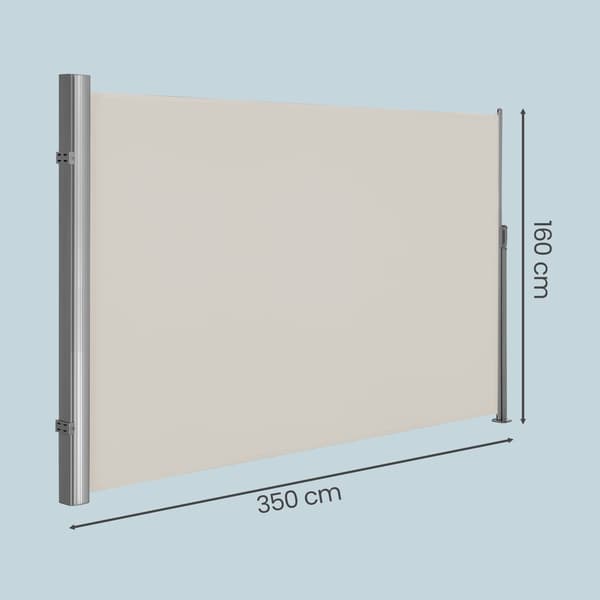 Side Markise 160x350 cm Beige