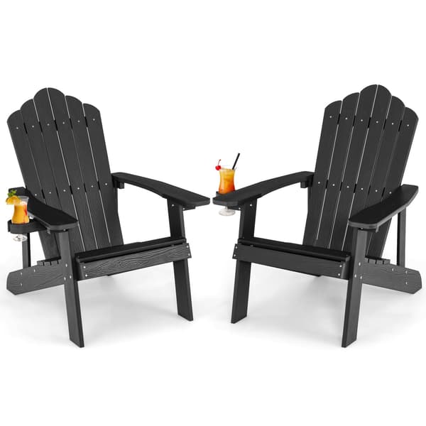 Adirondack havestole 2 stk 85x77x94 cm navy