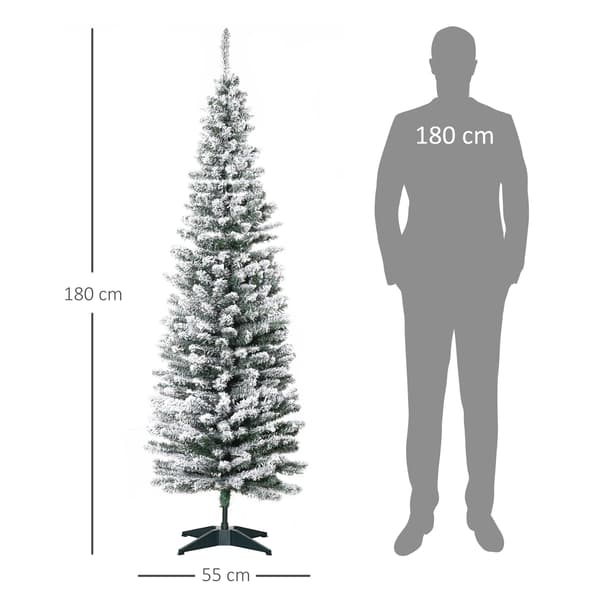Konstgjord julgran, 210 cm, Grön, Fällbar, PVC-grenar