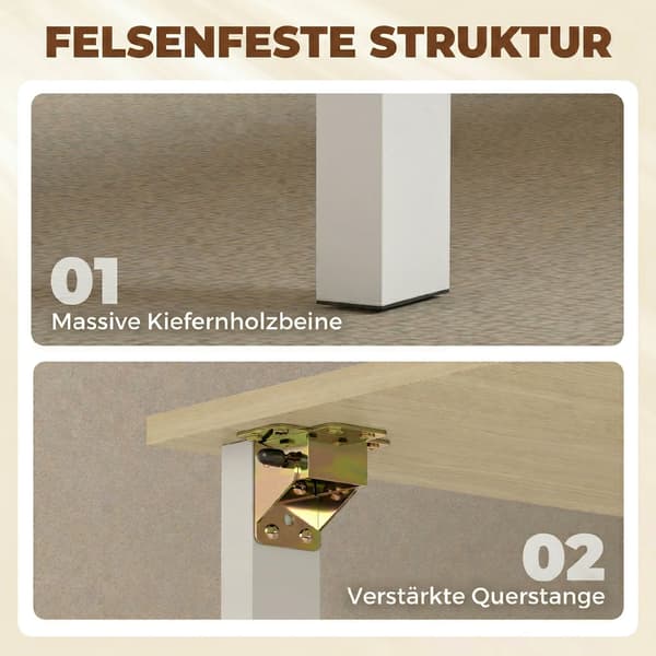 Fällbart matbord 168,2x85x73 cm vitt trä