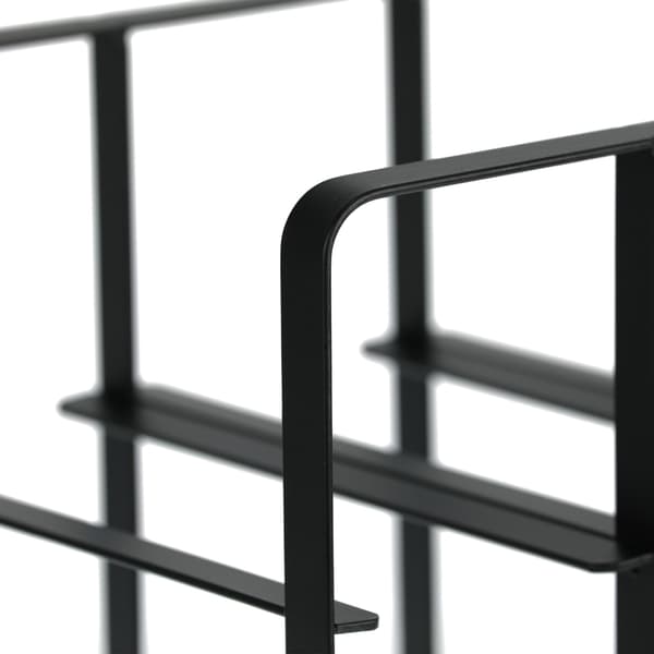 Vinreol, 30,5x27,5x20 cm, Sort, Metal, Kodustaar