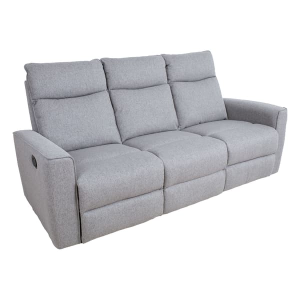 Fåtöljsoffa MORA 204x93x102 cm Grå Tyg
