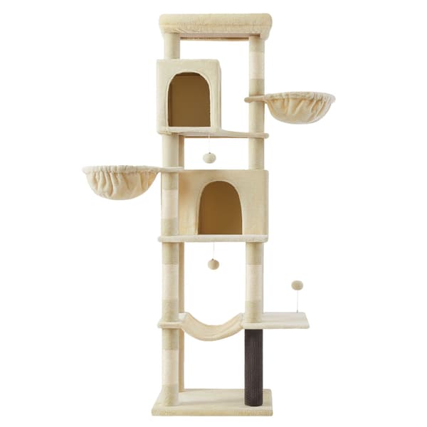 Kattträd 59x48x190,7 cm Beige
