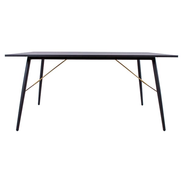 Spisebord LUXEMBOURG 160x90x75 cm Sort