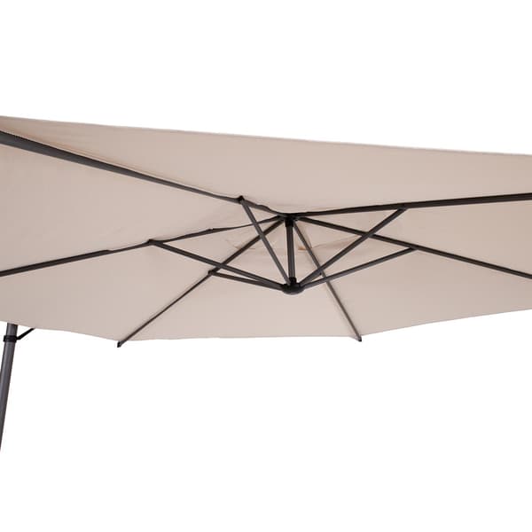 Parasol Malta 300 cm beige teräs