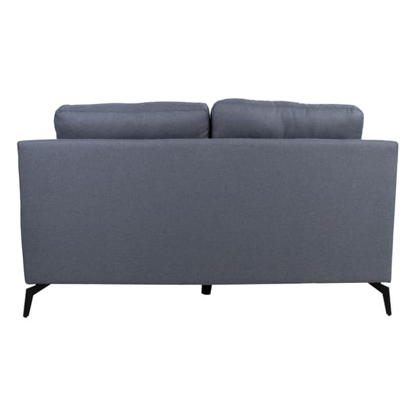 Soffa ENZO 168x83x92 cm mörkgrå tyg