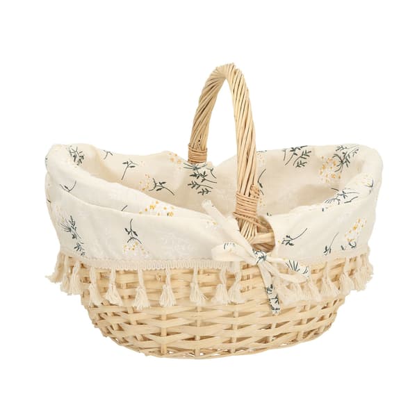 Korg WILLI EMMA 45x32x19 cm Brun korgfläta