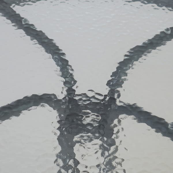 Bord 60x70 cm Grått Glas, Bistro