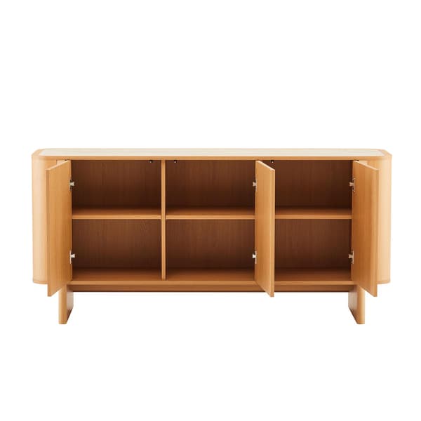 Sideboard MORBEN 160x42x75 cm Ek Melamin