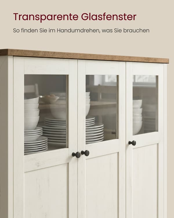 Sideboard 35x100x75 cm Brun, stålram