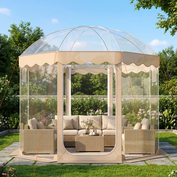 Pop Up Bubble -teltta 10x10x7 ft läpinäkyvä