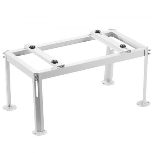 Mini Split Golvstativ, 85x43x40 cm, Vit, Justerbar Stål