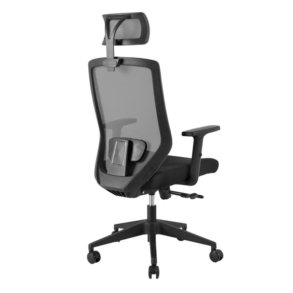 Kontorstol JOY 64x64x115-125 cm Sort