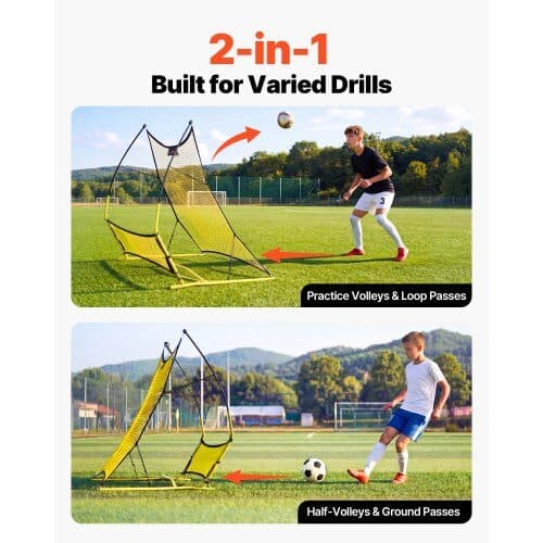 Fodboldreboundernet 1830x1085x1410 mm