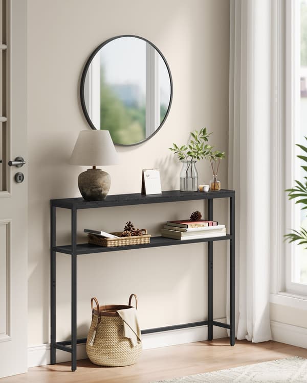 Konsollbord, 20x80x80 cm, Grå