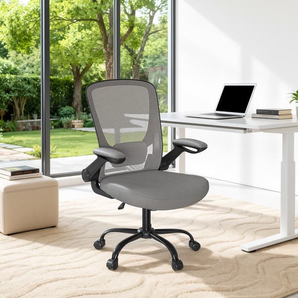 Kontorstol, 64x64x99 cm, Grå, Ergonomisk