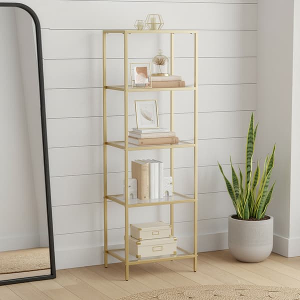 Hylde, 40x30x124,5 cm, Guld