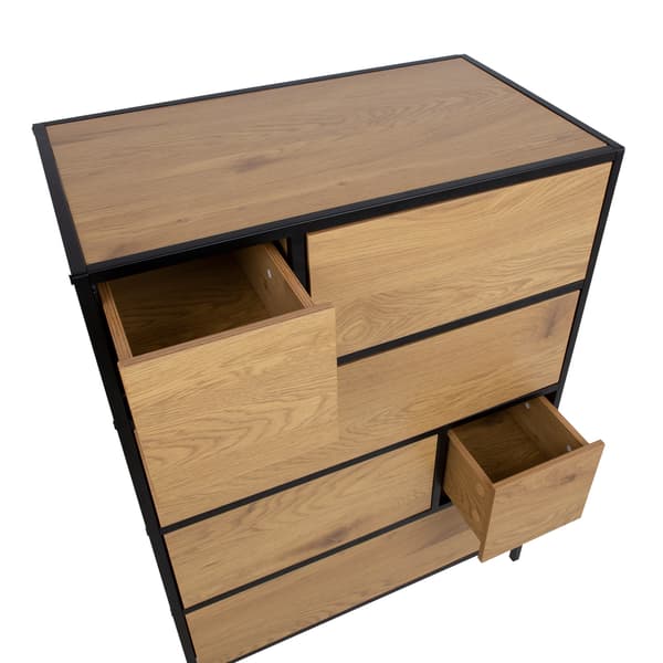 Sideboard HEDVIG 70x40x95 cm Ask Svart