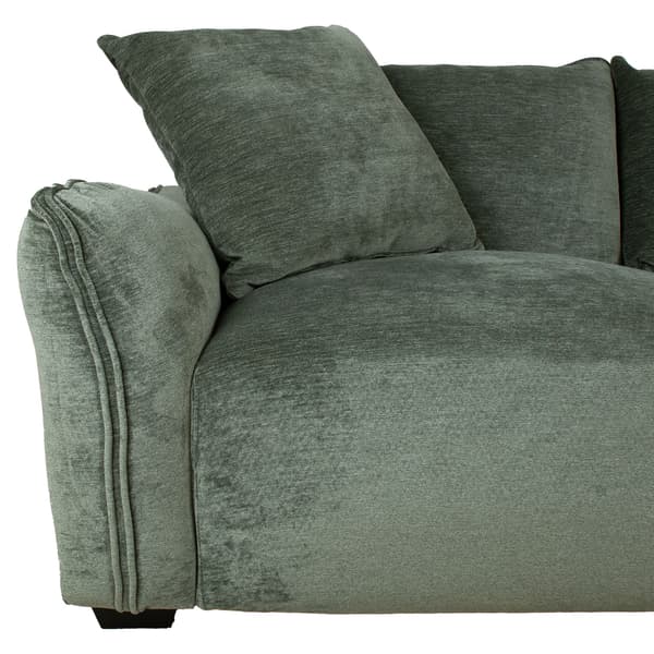 Hörnsoffa DIVI RC 284x162x83 cm Mintgrön