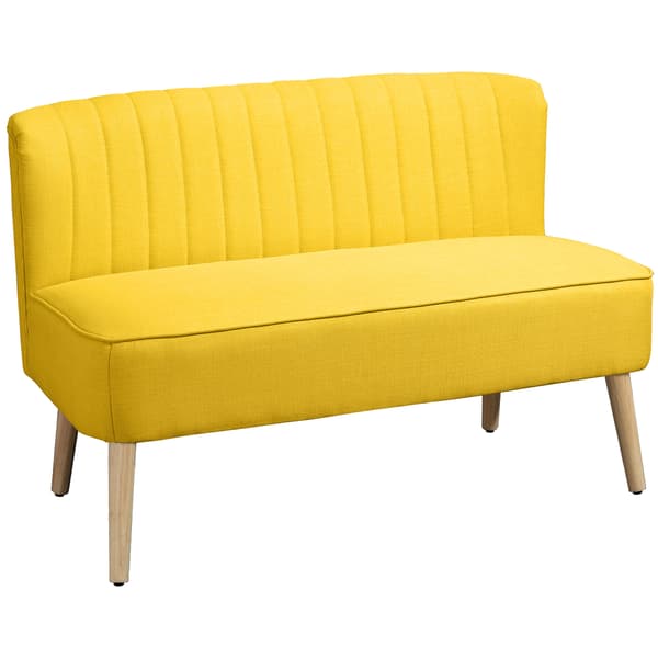 Sofa 117x56,5x77 cm Gul Linned