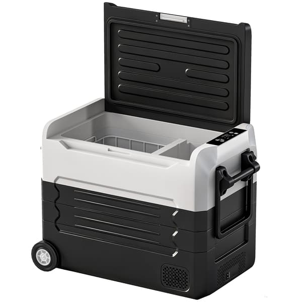 Kompressor Køleboks 72,6x39x51,3 cm Sort ABS opbevaring