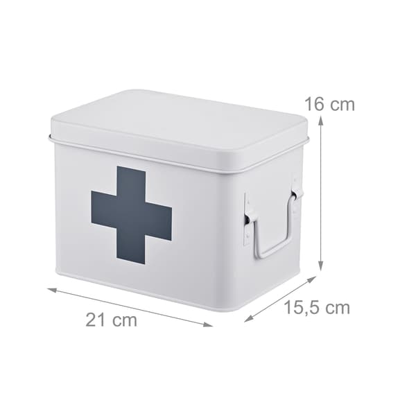 Medicinsk box, Metall, Förvaring, Kodustaar
