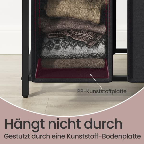 Tvättkorg, 92,5x33x72 cm, Brun