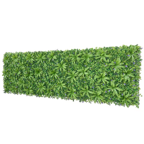 Kunstig plantevæg, 101.6x304.8 cm, grøn
