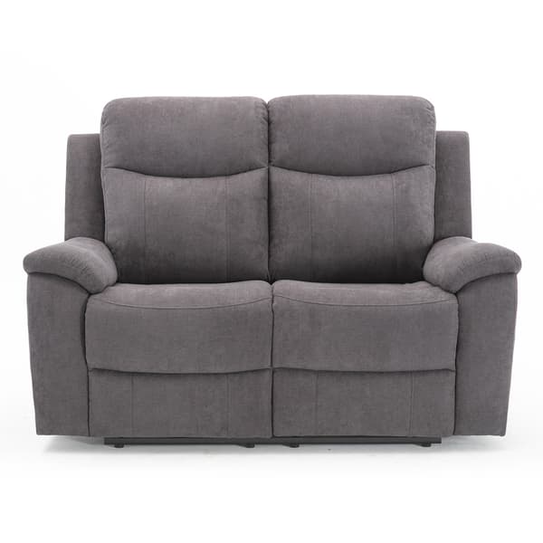 Fåtöljsoffa MILO 155x96x103 cm Grå tyg