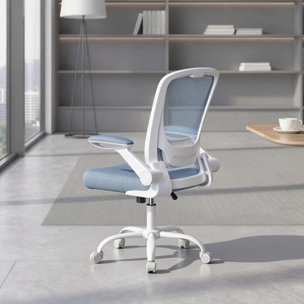 Kontorstol, 64x64x99 cm, Blå, ergonomisk