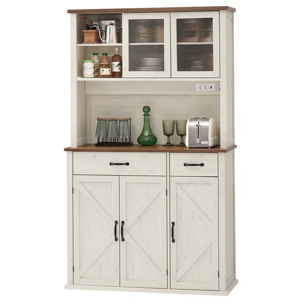 Sideboard 39,5x106,5x180,6 cm Vit förvaring