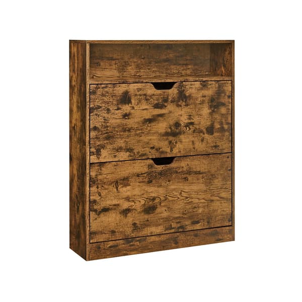 Skoskab, 80x24x102 cm, Brun