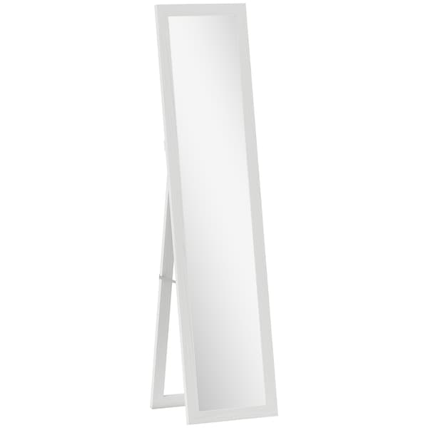 Helspegel, 37x157 cm, Vit, MDF och Glas