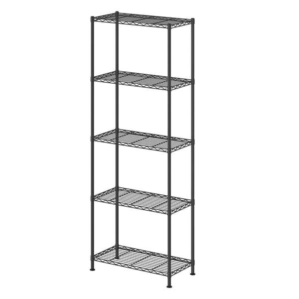 Reol 60x30x161 cm Sort Metal