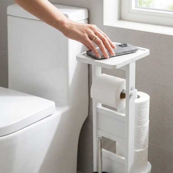 WC-ställ med hylla, 30x80 cm, Kodustaar