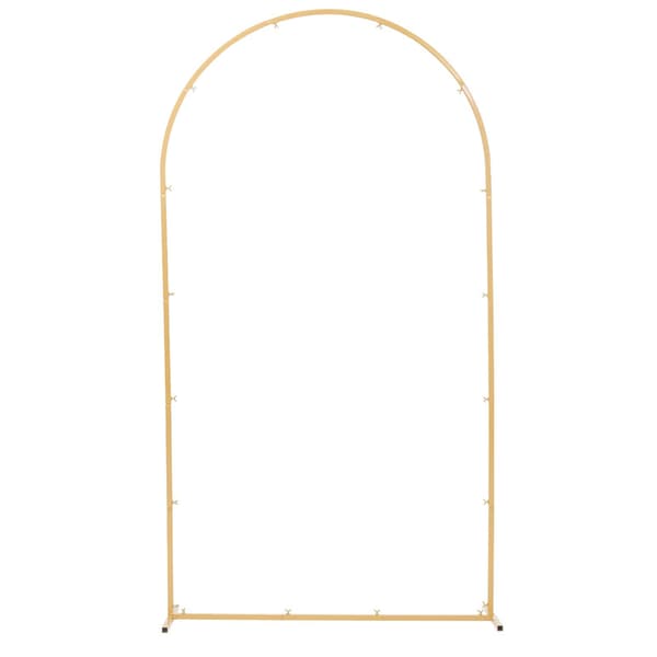 Båge Bakgrundsställ, 220x120 cm, Guld, Metall