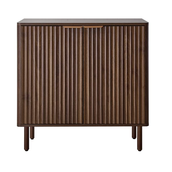 Kaffebar Skåp, 80x37,5x80 cm, Valnöt, Förvaring