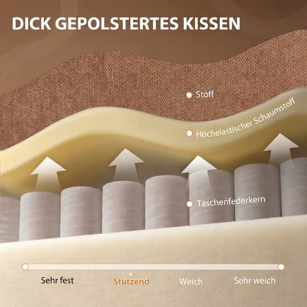 Lænestol med vippefunktion 85x93x105 cm mørkebrun