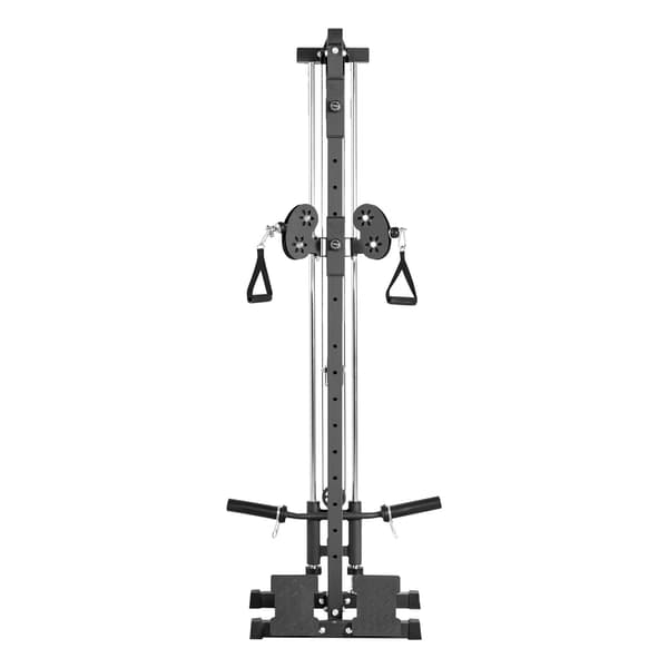 Kabelmaskine 3-i-1 Roning Lat Pulldown 77.5x76x201.5 cm Sort Stål