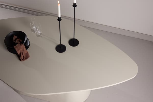 Spisebord 210x110x75 cm Beige MDF