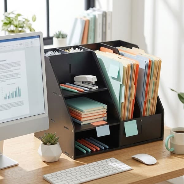 A4 Organizer med 2 rum til A4-papir, Kodustaar