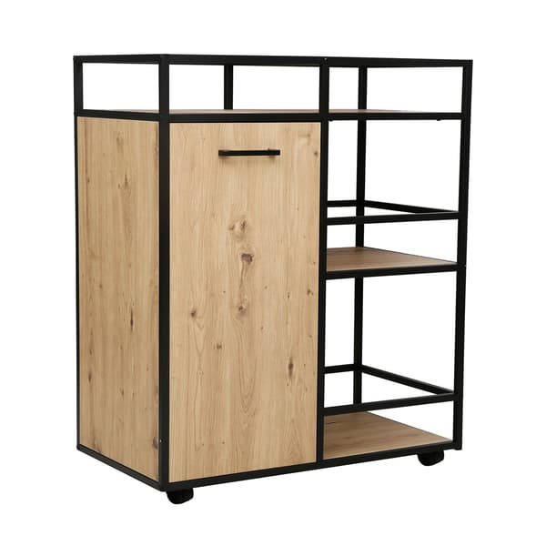 Skab HEDVIG 77,4x42x94 cm Sort metal
