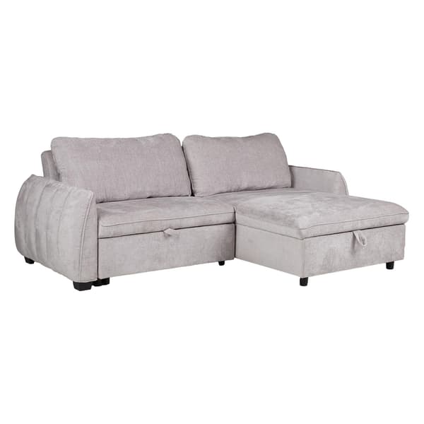 Hjørnesofa Seng Cloud 226x160x88 cm Lys Grå Stof