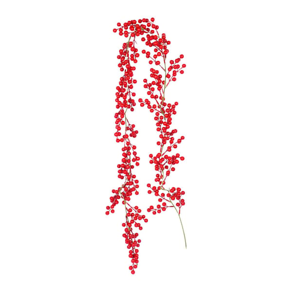 Garland 170 cm rød plastik