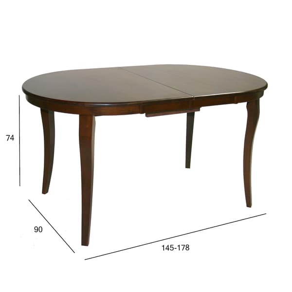 Matbord JOY 145x90x74 cm Brun Trä