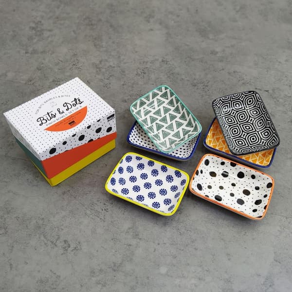 Skål AIMII 6 delar 9,5x2 cm keramik