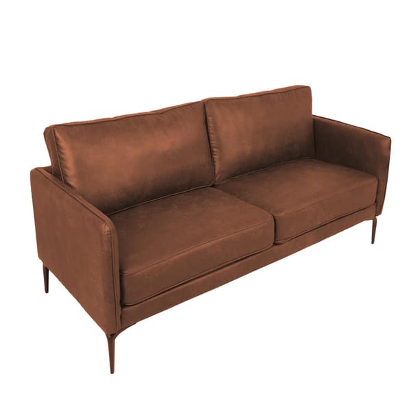 Sofa Sofia 175x83x82 cm brun stof