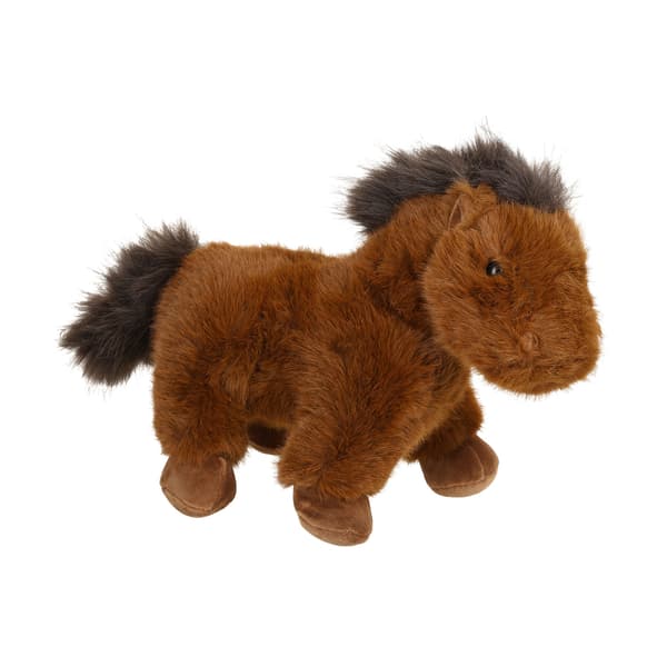 Dekorationshest 23 cm Brun