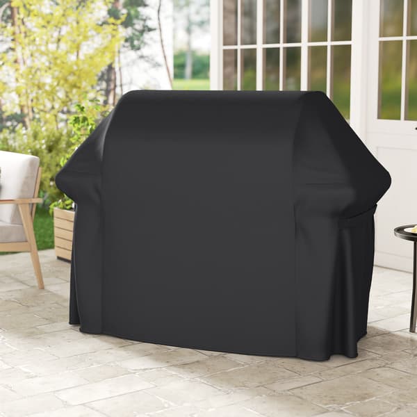Grillbetræk 151x71x113 cm sort